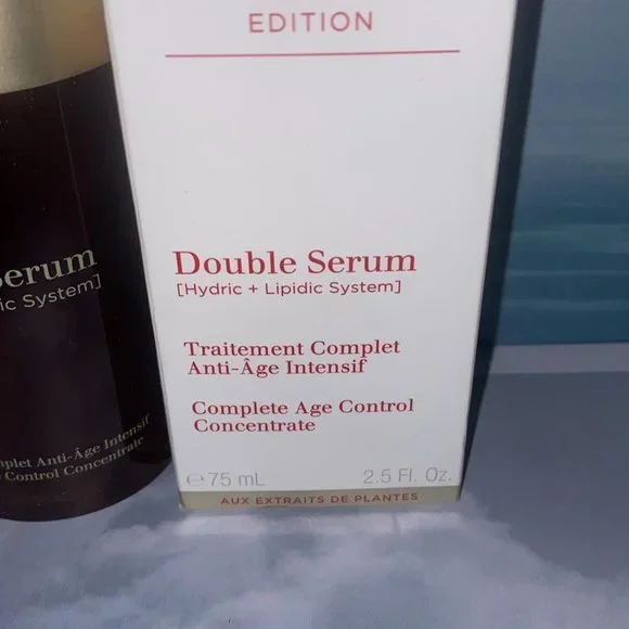 Clarins Double Serum Complete Age Control Concentrate 75 ml./ 2.5 oz. New in Box - Picture 2 of 10